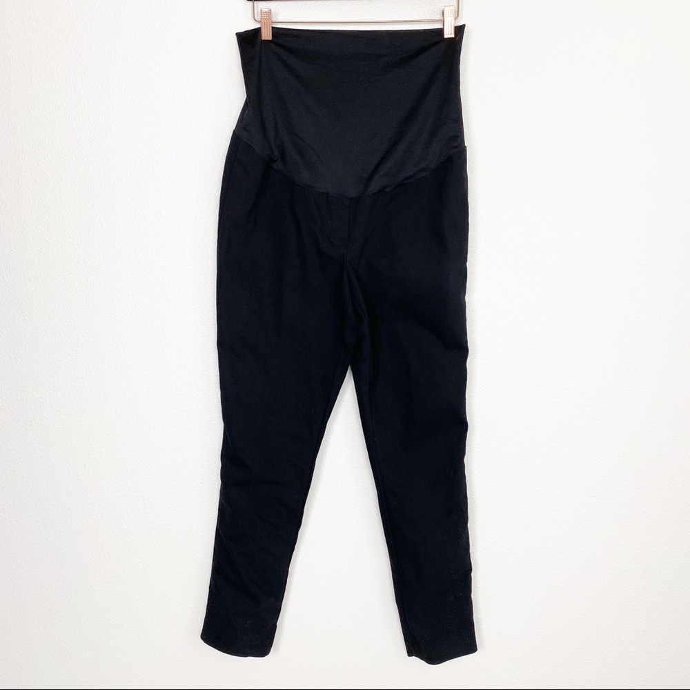 LOFT Ann Taylor Maternity Black Skinny Dress Pants